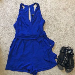 royal blue romper